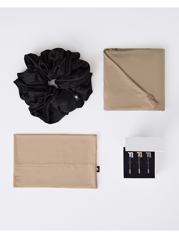FIRST HIJAB KIT - SOPHIA - SOFT BROWN