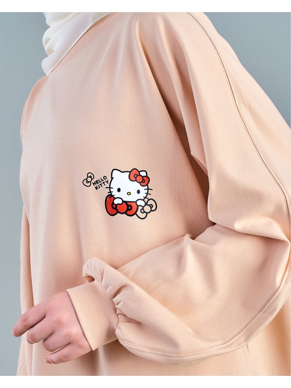 HELLO KITTY X NAELOFAR JUMPER T - BUTTERCREAM