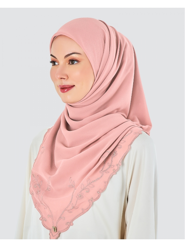 INDAH CRYSTAL SQUARE - LIGHT PINK