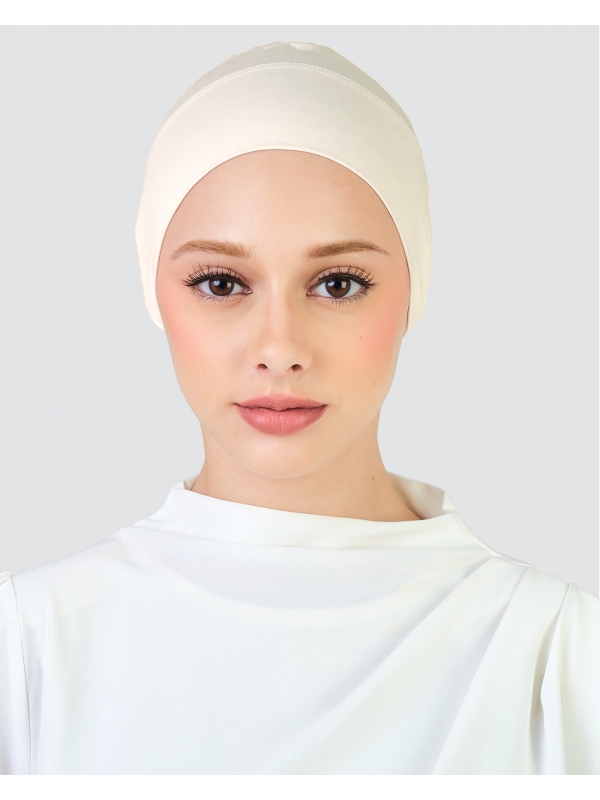 INNER DRAWSTRING SNOWCAP - CREAM