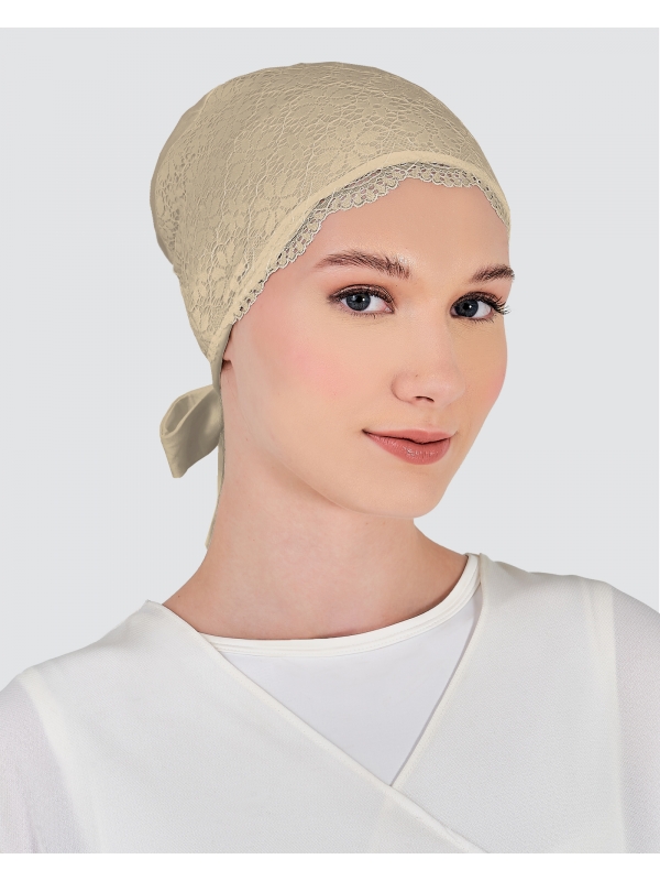 INNER TIE-BACK LACE - MOCHA