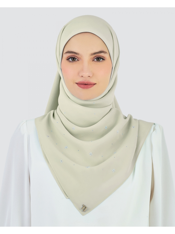 LADY MAYA MATTE SATIN SQUARE - CLAY