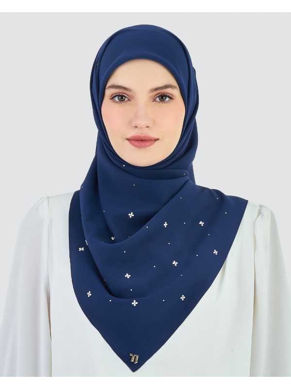LADY MAYA MATTE SATIN SQUARE - ROYAL BLUE