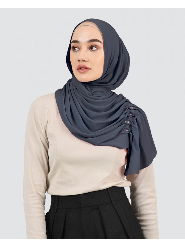 LANA - MEDIUM DEEP GREY BLUE