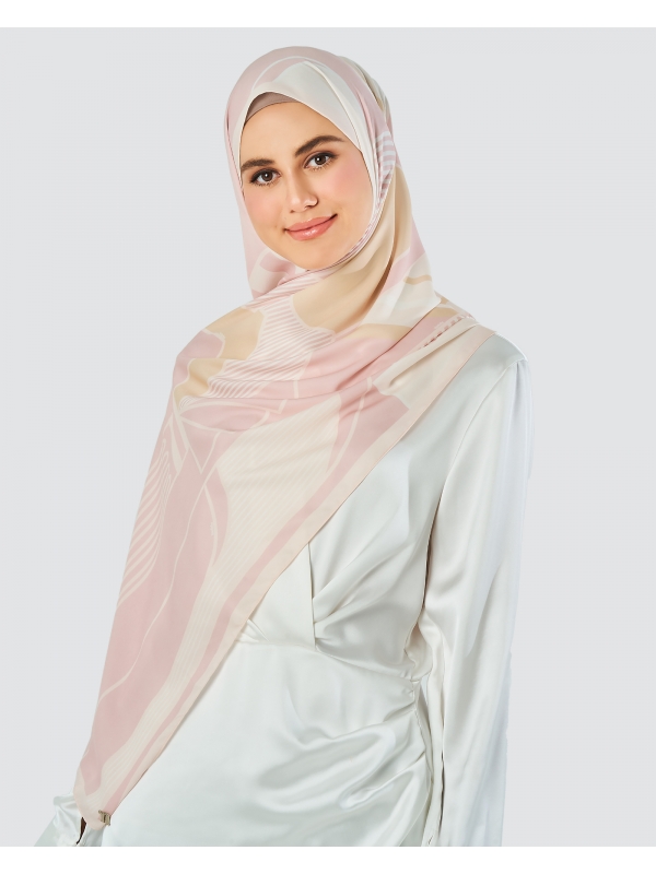 LINEAR RAY SHAWL - HONEY
