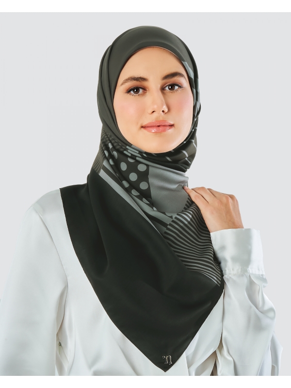 LINEAR RAY SQUARE - BLACK