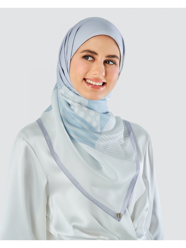 LINEAR RAY SQUARE - POWDER BLUE