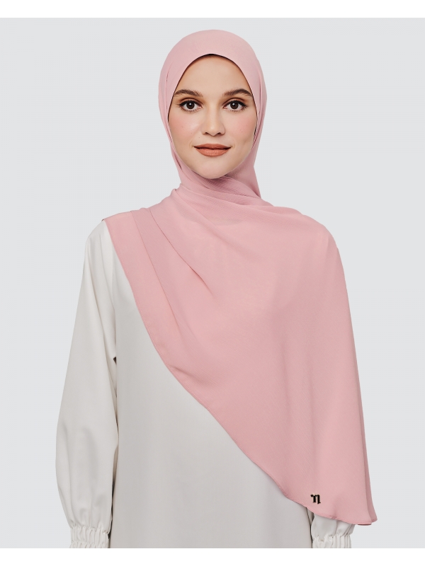 LINIA LINE CHIFFON SHAWL - PALE PINK