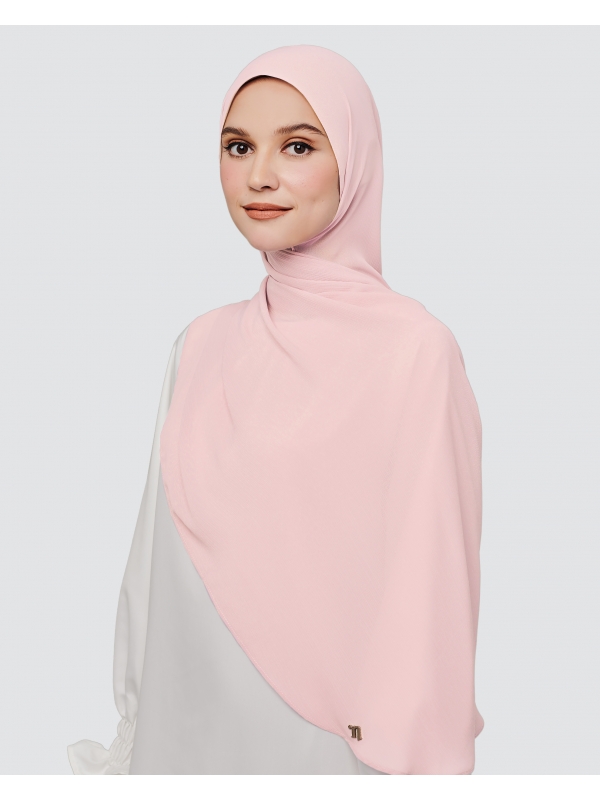 LINIA LINE CHIFFON SHAWL - ASH ROSE