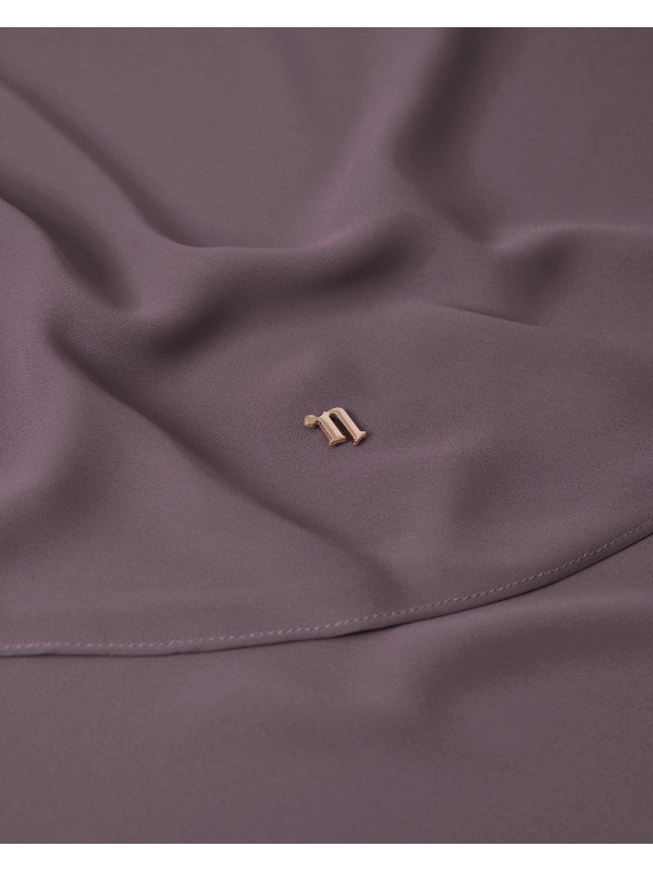 LONG CHIFFON SHAWL - GRAPE