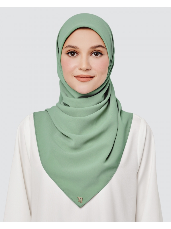 MAYA MATTE SATIN SQUARE - OLIVE