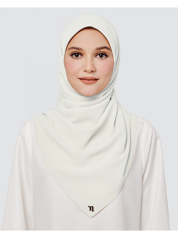MAYA MATTE SATIN SQUARE - WHITE