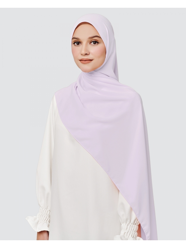 MAYA MATTE SATIN SHAWL - DUSTY ORCHID