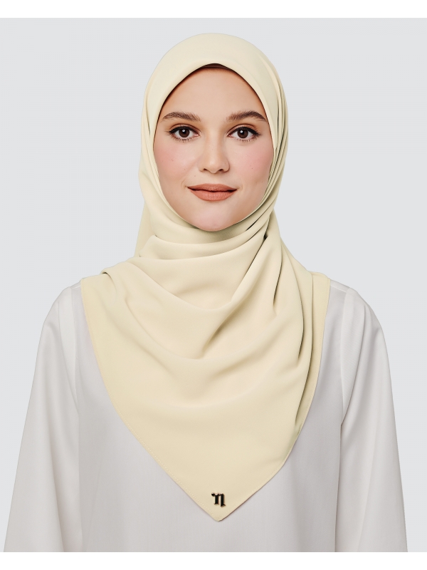 MAYA MATTE SATIN SQUARE - CREAM