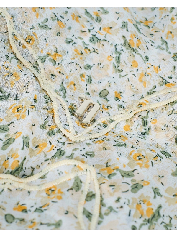 MELUR EMBROIDERED SHAWL - DAISY