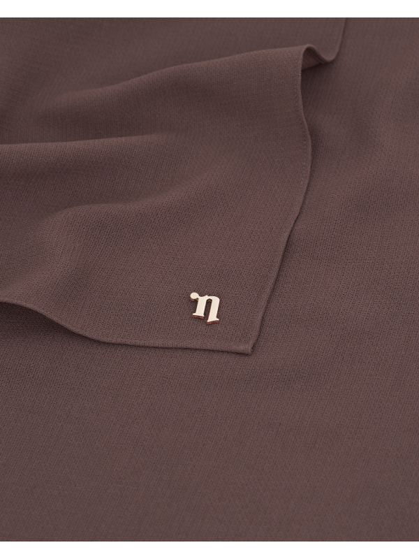 MILDA SHAWL - SMOKEY LIGHT BROWN