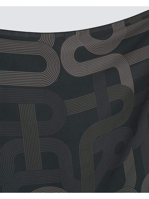 MONOGRAM MANIA SQUARE - BLACK