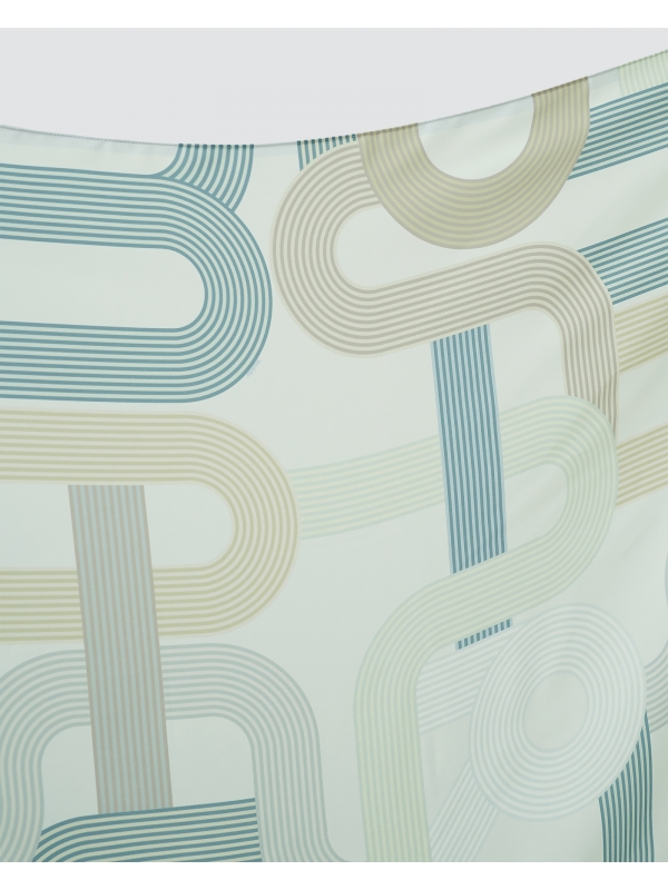 MONOGRAM MANIA SQUARE - DUSTY GREEN