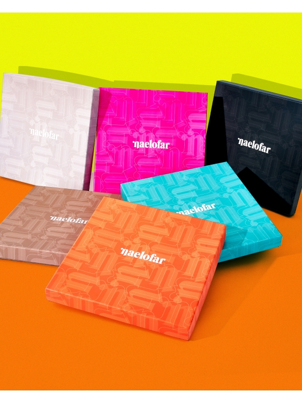 MONOGRAM SCARF BOX - ORANGE