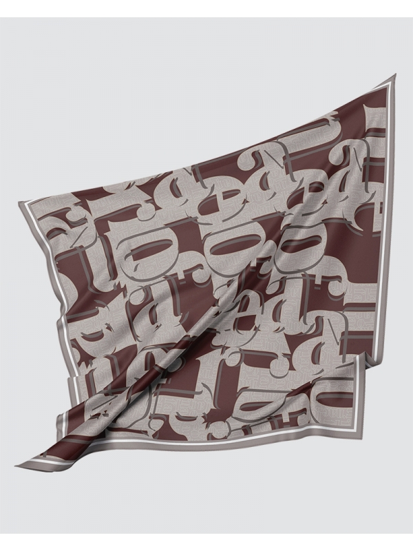 NAELOFAR MONOGRAM SQUARE - COCOA