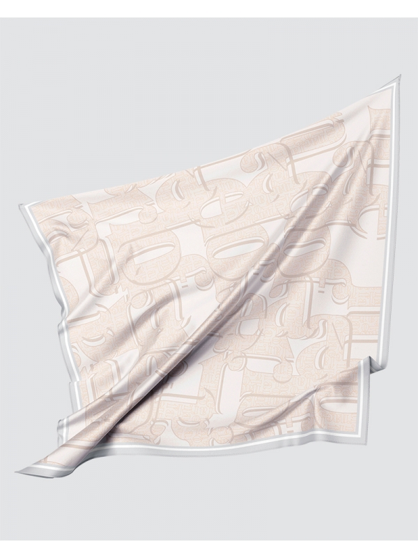 NAELOFAR MONOGRAM SQUARE - WHITE
