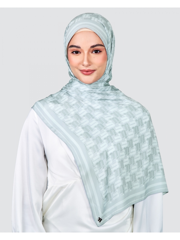 MONOGRAM SHAWL - WHISPER