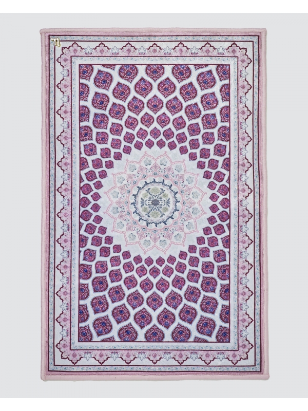 NAJMA MINI SEJADAH DUO SET - SCARLET RED & MAGENTA