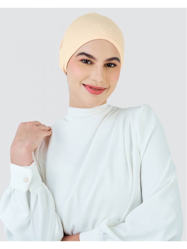 NON-SLIP INNER HEADBAND - CREAM