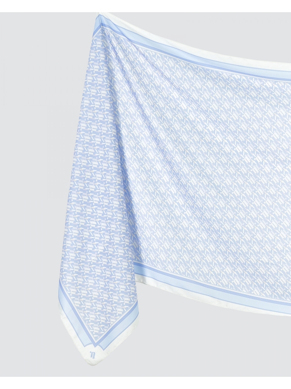 NOVA MONOGRAM SHAWL - SURF