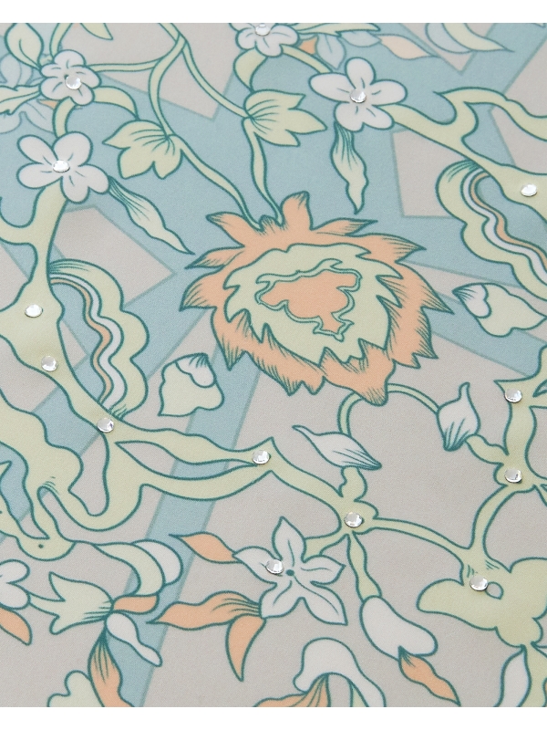PALOMA CRYSTAL SQUARE - LIGHT TURQUOISE