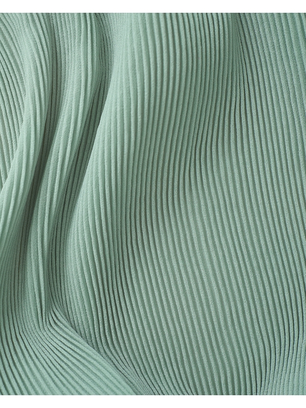 PIYA PLEATED SHAWL - LIGHT GREEN