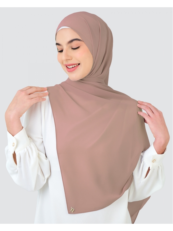 RAYA CHIFFON SHAWL - WILD ROSE