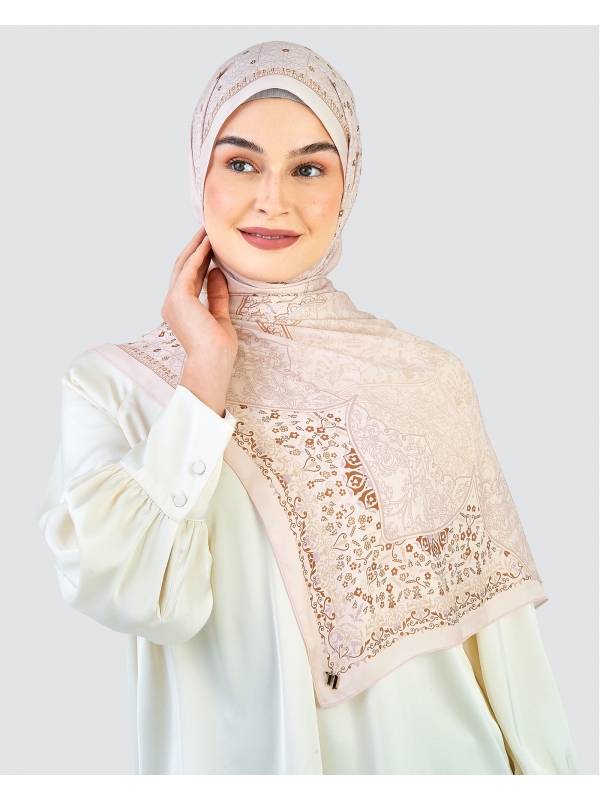 REMBULAN SHAWL - CORAL