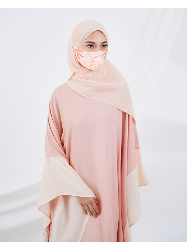 RESORT 3-PLY FACE MASK - ADJUSTABLE STRAP - SOFT PINK