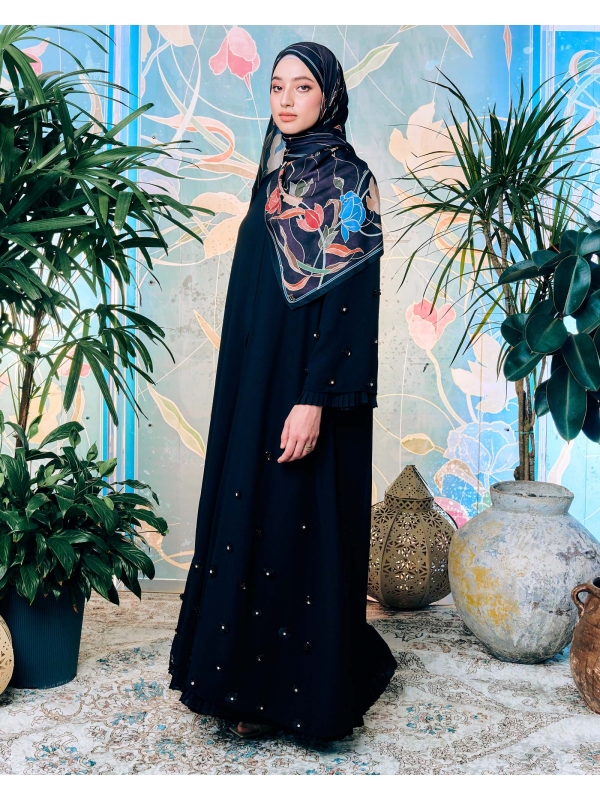 SALMA ABAYA - BLACK