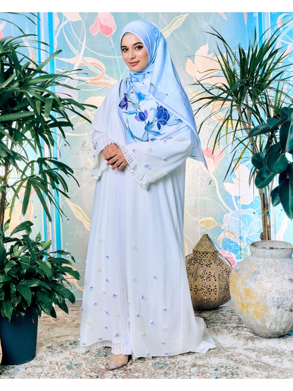 SALMA ABAYA - OFF WHITE