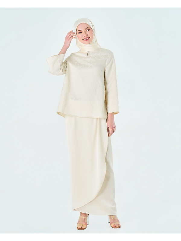 EMBUN KURUNG KEDAH SET - IVORY