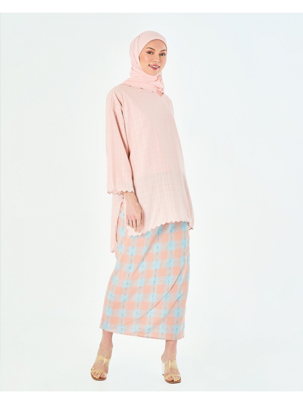 ANGGUN MIDI KURUNG SET - CLOUD PINK