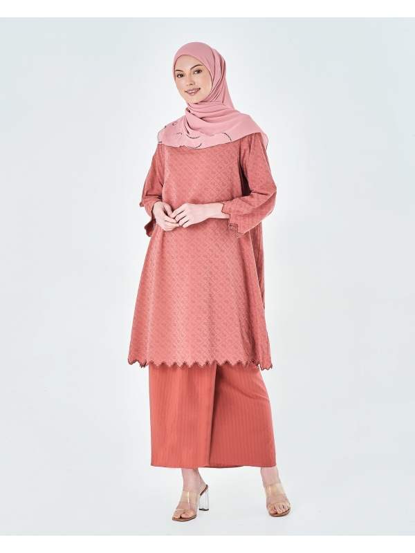 AZALEA KURUNG SET - DUSTY BRICK