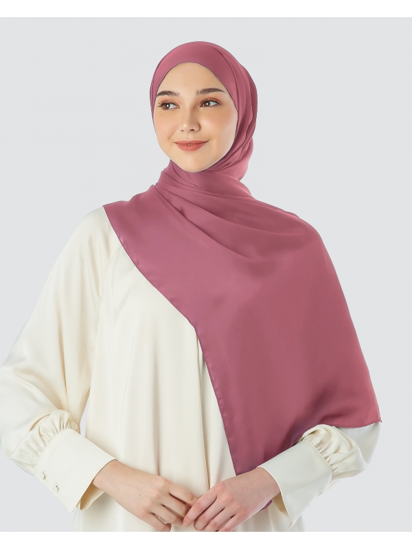 SWARA SATIN SHAWL - BERRY BURST