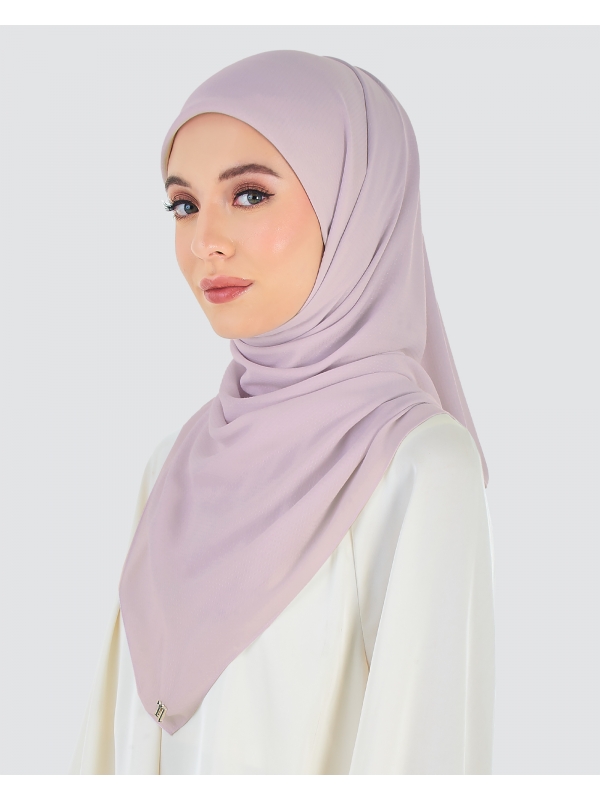 RANIA TEXTURED RAYON SQUARE - ORCHID