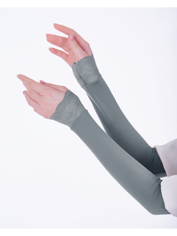 NWEAR AURA LACE HAND SOCKS - DARK GREY