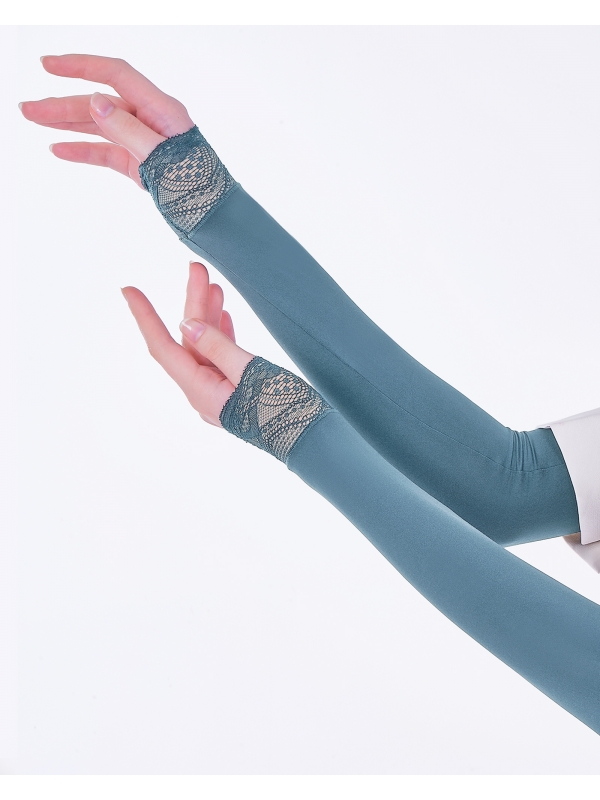NWEAR AURA LACE HAND SOCKS - DENIM BLUE