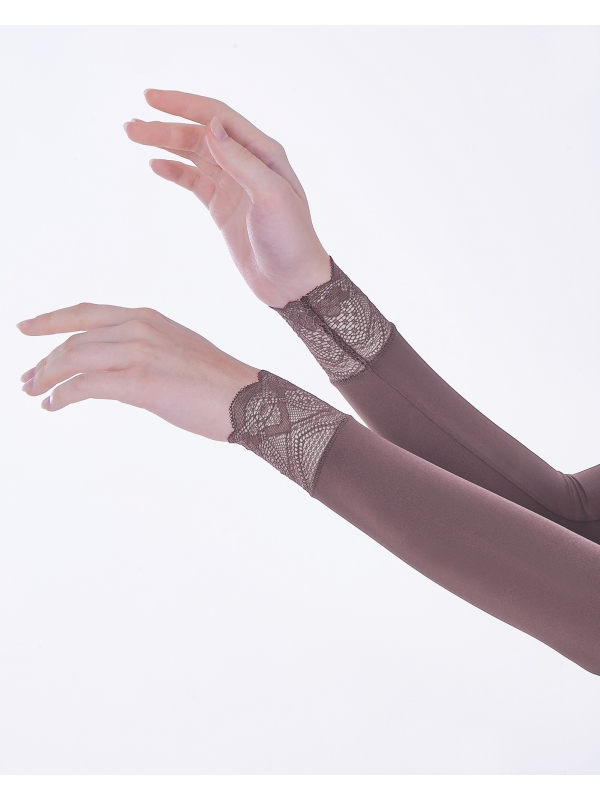 NWEAR AURA LACE HAND SOCKS - PLUM