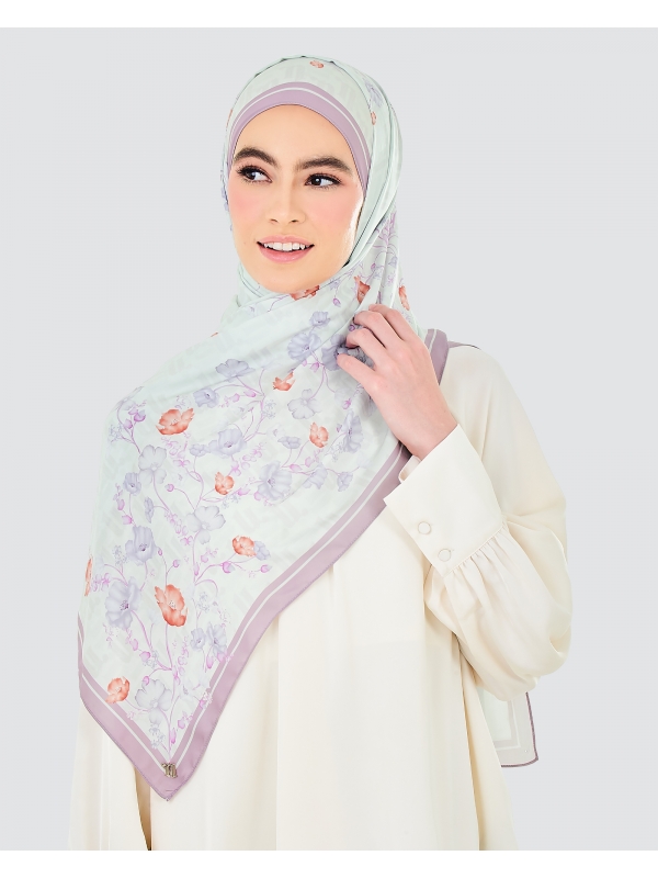 MONOGRAM POPPY SHAWL - BLOSSOM