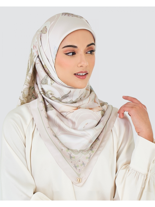 AMORA PRINTED SQUARE - SAND