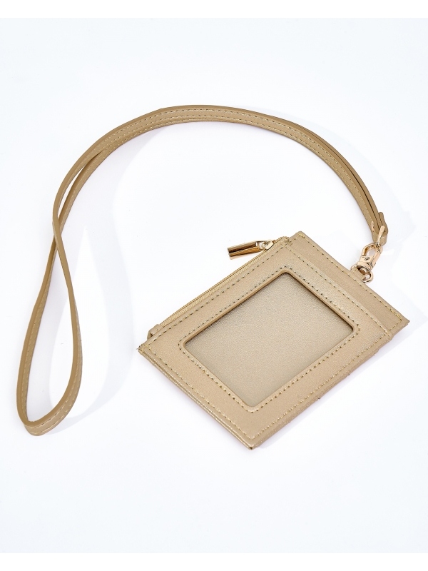 QUILTED LANYARD - GOLD