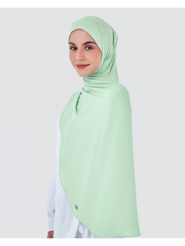WEAVE CHIFFON SHAWL - MISTY MINT