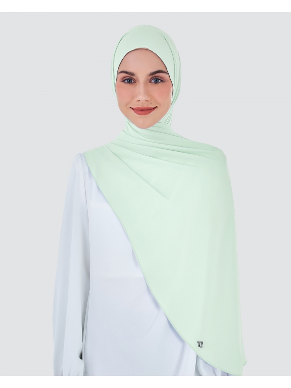 WEAVE CHIFFON SHAWL - EUCALYPTUS