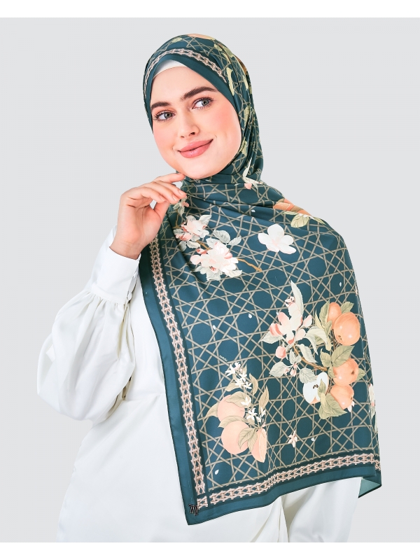THE ORCHARD SHAWL - BLUE JAY